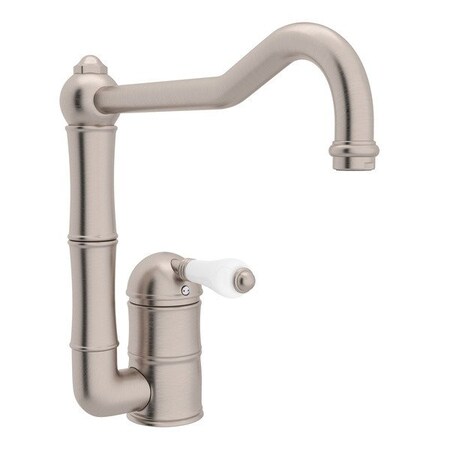 Rohl Single Hole Faucet In Satin Nickel A3608LPSTN-2